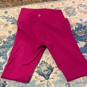 lululemon athletica fuschia size 4 leggings